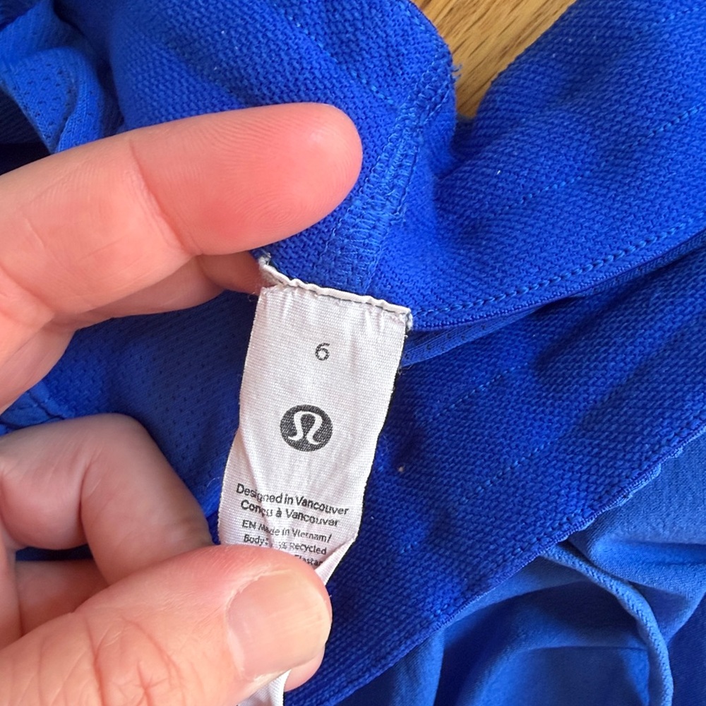 Lululemon Court Rival High-Rise Short 3" - Picture 2 of 2